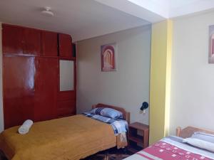 Cochera, 3 dormitorios, 2 baños, hasta 6 huésped