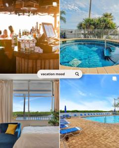 Watch the dolphins Large balcony Suite and heated pool