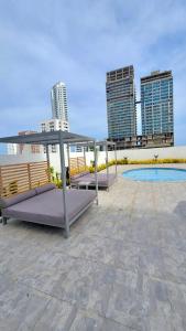 Cómodo moderno apto en Bocagrande a 2 de la playa