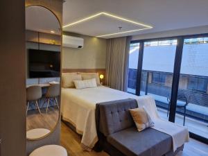 Setai 410 Luxo e Varanda vista de frente para o Mar