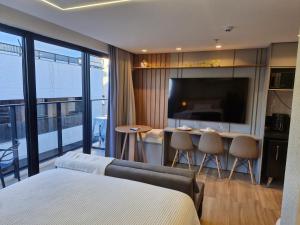 Setai 410 Luxo e Varanda vista de frente para o Mar