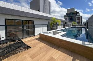 Intermares Lumiere Studio Novinho WiFi 300m Praia - 3hvězdičkové hotely ve městě Ilha da Restinga