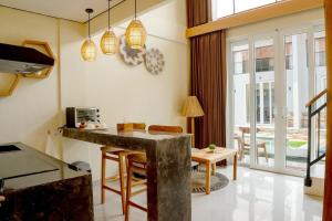 Tropical Boho Loft Villa with Sofa Beds