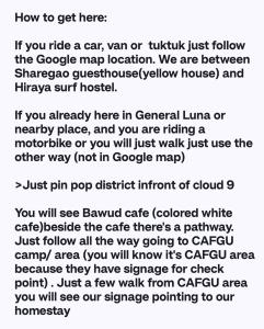 Guyangan Homestay Siargao