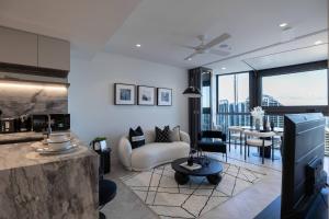 브리즈번 1Bedroom Apt in Queen's Wharf lv 62 - Skyline and City view 싱글룸 스위트룸