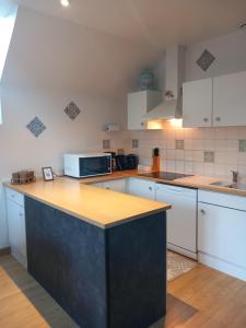 Vue sur le port de Dinan