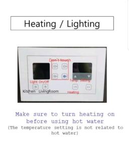 Gwangalli Beachfront House with a beam projector