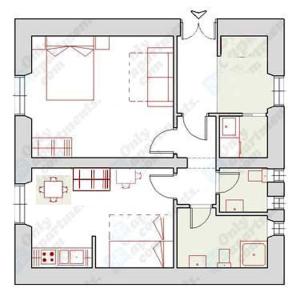 Two-Bedroom Family Apartment