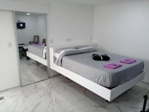 Acogedor monoambiente de patio interno