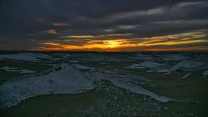 White & Black Desert Camping