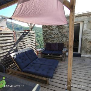 Vue sur les montagnes Corses