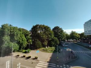 Apartament Dworcowa z widokiem na park