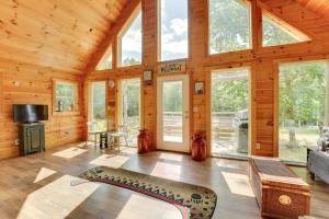 Fish and Hike Wooded Home with Deck in Dexter