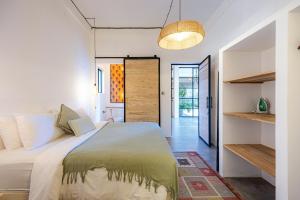 Designer Industrial Haven with Private Pool in Central Canggu