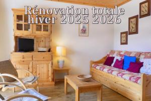 Résidence Plattieres - SUPERBE 2 PIECES CABINE ENTIEREMENT RENOVE - VUE D'EXCEPTION SUR MONT VALLON, SKIS AUX PIEDS MAE-7517