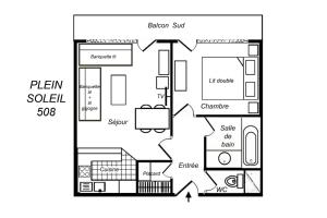 Résidence Plein Soleil - PLEIN SUD, APPARTEMENT CONFORTABLE, LIT DOUBLE MAE-7476