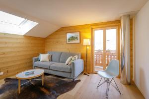 Chalet LAdret, 3,5 pièces dans les combles.