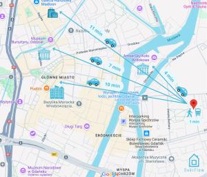 Seredino Blue Apartment- Modern Comfort in a Quiet Location, 5 Minutes to Gdańsk Old Town & Seaside