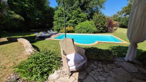 La Chaumiere avec piscine privée proche de Sarlat