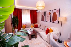 Appart chic 2 ch, Balcon & Coin Café, 15min Médina et Plage