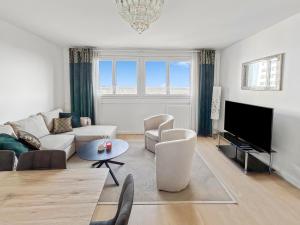 Appartement moderne avec 3 chambres et balcons