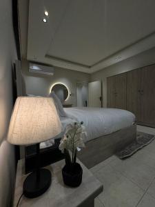 شقة أنيقة بتصميم مودرن غرفتين نوم وصالة Rr011