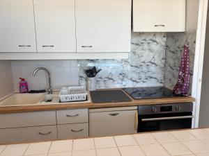 T2 Vue mer en plein cœur de Palavas Tout équipé