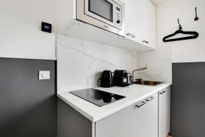 Modern Studio for 2P with A C - Near Montmartre
