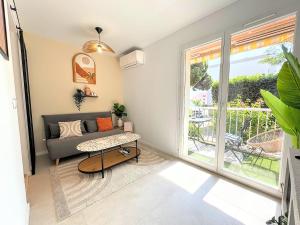 Appartement bohème-chic à Giens, plages à pied