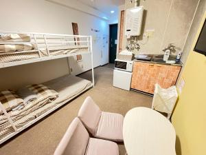 Room 303 Aruter Hotel Sapporo 10-minute walk from Sapporo Station Retro Japandi Room - Vacation STAY 18864