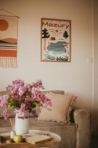 Między lasem, polem a jeziorem - domek na Mazurach