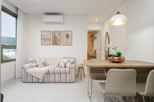 Piscina no Rooftop | 550m da Praia de Jurerê #JA38