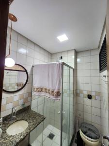 Dois quartos na quadra do mar na Enseada do Suá