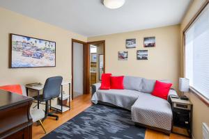 Apartment #2 with large kitchen across the street from the beach