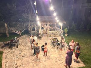 Cottages in mountains