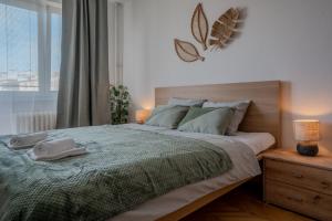 Spacious residential apt with balcony by TV tower