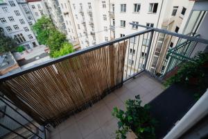 Spacious residential apt with balcony by TV tower