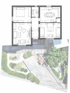 Apartment Vega with private garden, terrace and garage