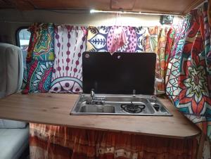 Vintage Camper Van for driving and living in Mallorca