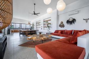 Master Suite in Prime Canggu Pool Villa overlooking rice fields