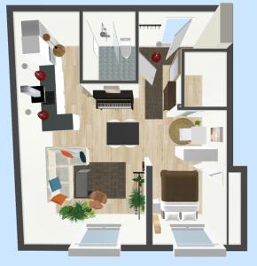 Top floor spacious apt in heart of Kallio