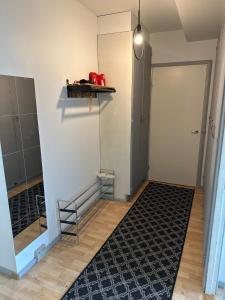 54m2 10min walk to train station 15mins train to airport and 25mins train to centre