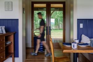 The Indigo House, an adults only, modern bed and breakfast for outdoorsy humans and kind dogs