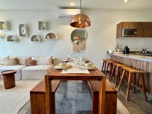 3BR en Aldea Zama-Roof Top-2 Pool-Fast WiFi-Gym