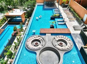 3BR en Aldea Zama-Roof Top-2 Pool-Fast WiFi-Gym