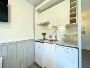 Résidence Villaret - Studio cabine avec cuisiné équipée et vue sur les pistes MAE-4194