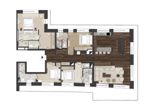 Appartement 4 suites luxe à Courchevel 1850 - FR-1-830-3