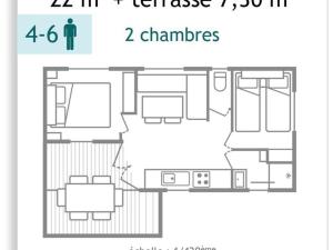 Mobil-home 6 pers avec terrasse à Chaillé-les-Marais - API-1-52-499