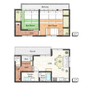 Private Nordic&Japanese Modern House HND8m Shinagawa6m 7Beds