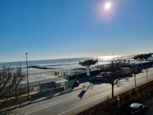 3 rooms amazing sea view beachfront flat BLUE